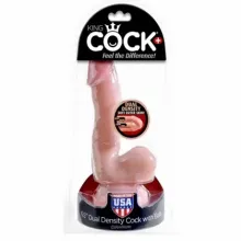 CONSOLADOR KING COCK DUAL BALLS 6