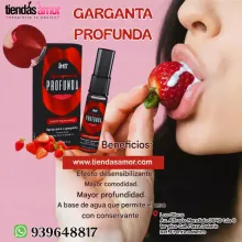 SPRAY PARA A GARGANTA PROFUNDA FRESA