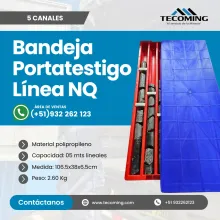 BANDEJA PORTA TESTIGO NQ - MAXIMA PROTECCION Y CONSERVACION