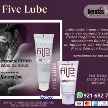 Lubricante Intimo Five 120ml Compatible Anal Vaginal Juguete