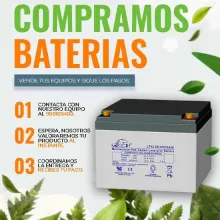 COMPRAMOS BATERIAS EN DESUSO