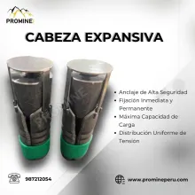 Cabeza Expansiva Anclaje Seguro en Cada Perforación