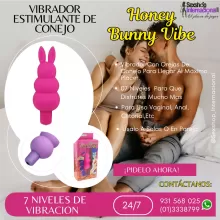 HONEY BUNNY VIBRADOR ESTIMULADOR DE CONEJO SEXSHOP PTE PIEDRA 931568025