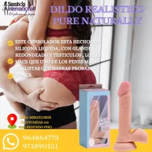 DILDO REALISTICO - MASTURBADOR-CON TESTICULOS-SEXSHOP LIMA 971890151 