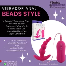 BEADS STYLE PLUG VIBRANTE ESTIMULANTE SEXSHOP EN LIMA CEL 931568025