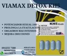 VIAMAX DETOX KH5-POTENCIADOR SEXUAL-NATURAL-SEXSHOP LIMA 971890151 