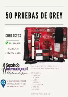 JUEGOS DE MESA-PAREJAS-CINCUENTA PRUEBAS DE GREY-SEXSHOP LIMA 971890151 