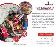 Perforadora FL-200 Explora y extrae núcleos