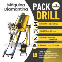 PERFORADORA NEUMÁTICA DIAMANTINA PACK DRILL MINERIA