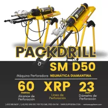 MÁQUINA NEUMÁTICA EXPLORACIÓN MINERA PACKDRILL SM D50 