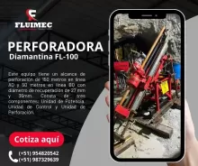 Perforadora FL-100 - Equipo para industria Minera 