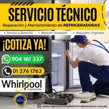  Técnicos en tu Hogar Refrigeradoras Whirlpool 904161337 Lima y Callao