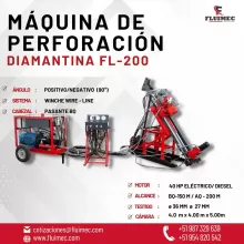 maquina eficiente para exploración minera FL-200 