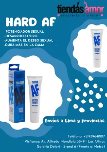 Hard Af - Potenciador de Erección.