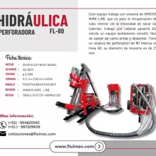 PACKSACK HIDRAULICA FL80 - perforación de 80 metros en línea AQ 