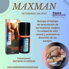 retardante eyaculador maxman SPRAY SEXSHOP - JR. SOL DE ORO