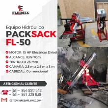 PACKSACK HIDRAULICA FL50 - EQUIPO EFICIENTE Y DURABILIDAD