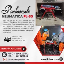 PACKSACK NEUMATICA FL50 - EQUIPO PARA SOCAVON 