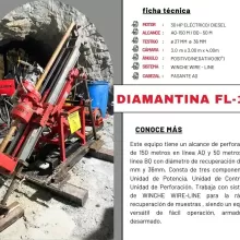 PACKSACK DIAMANTINA FL100 - MAQUINA PERFORADORA PARA MINERIA 