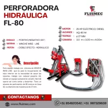 PACKSACK HIDRAULICA FL80 - maquina para mineria socavon 