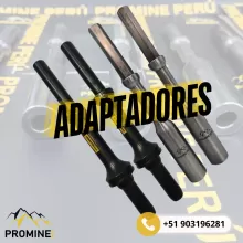 ADAPTADORES PARA PERNO HELICOIDAL Y SPLIT SET PROMINE SAC_AREQUIPA 