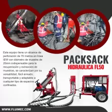 PACKSACK HIDRAULICA FL50 - MAQUINA VERSATIL PARA ROCA FRACTURADAS 