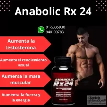 SUPLEMENTO DE TESTOSTERONA 1 ANABOLIC RX 24 ORIGINAL