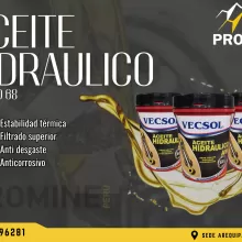 ACEITE HUDRÁULICO VECSOL GRADO 68 SOSTENIMIENTO MINERO PROMINE SAC_AREQUIPA 