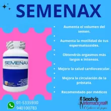 SEMENAX SUPLEMENTO DE MEJORA SEXUAL MASCULINA