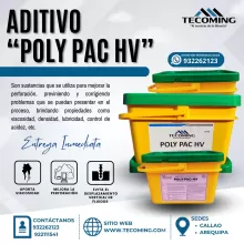 ADITIVO POLY PAC HV PRODUCTO MINERO TECOMING SAC-AREQUIPA 