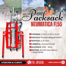 PACKSACK NEUMATICA FL50 - maquina para mina 