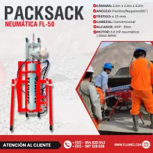 PACKSACK NEUMATICA FL50 - maquina para mina socavon 