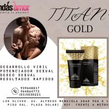 Titan Gel para hombre Aumenta el tamaño del Miembro.