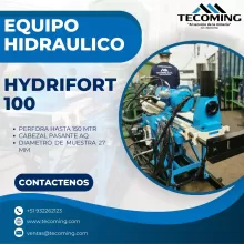 EQUIPO HIDRAULICO HYDRIFORT 100 EQUIPO DE PERFORACIÓN TECOMING SAC_AREQUIPA 