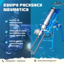 EQUIPO PACKSACK NEUMATICO EQUIPO VERSATIL PARA PERFORACIÓN TECOMING SAC 