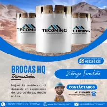 BROCAS HQ PARA PERFORACIÓN MINERA TECOMING SAC_AREQUIPA 