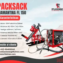 PACKSACK DIAMANTINA FL-150 maquina para minería socavon 