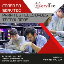  SERVITEC TU ALIADO EN REPARACIÓN DE PCs 