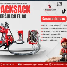 PACKSACK HIDRAULICA FL80 EXPLORACION GEOLÓGICA 