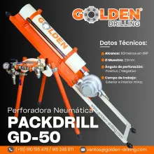 PACKDRILL EXTRACTOR DE MUESTRAS PERFORACIÓN DIAMANTINA 