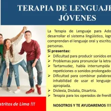 TERAPIA DE LENGUAJE PARA ADOLESCENTES