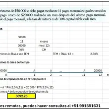 Clases remotas del curso de Ingenieria Economica