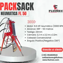 PACKSACK NEUMATICA FL50 MAQUINA PARA MINERIA 