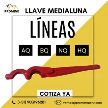 LLAVE MEDIA LUNA LÍNEAS AQ-BQ-NQ-HQ PROMINE SAC-AQP