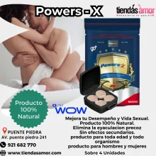 Powers X Sobre 4 Unidades Producto 100 Natural.