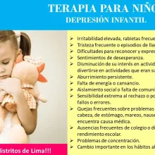 TERAPIA PARA NIÑOS DEPRESIÓN INFANTIL