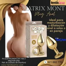 Plug Anal Matrix Mont dilatación anal a solas o en pareja