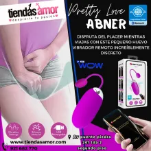 Pretty Love Abner Inalámbrico con control Bluetooth por app IOS y Android Recarga USB.