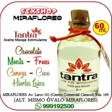 Aceite Tantra - Estimulante Corporal Sexshop Miraflores