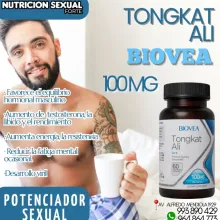 BIOVEA TONGKATALI DESARROLLO DE TU VIRILIDAD Y TESTOSTERONA